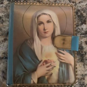 💕VINTAGE 1950’s Virgin Mary Wallet EUC